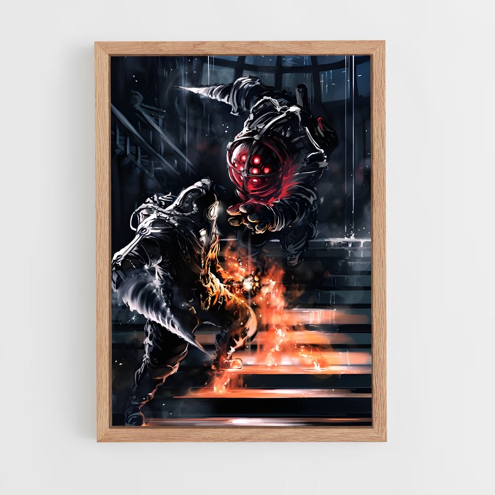 Poster L'ombre du Feu – affiche Bioshock (vue 4)